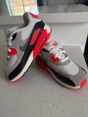 Nike Air Max 90 Premium Mesh (TD) Toddler Kids' Sneakers 9C